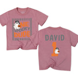 Personalized One Spooky Dude Halloween Matching Family Shirts & Baby Bodysuits, Custom Soft Cotton First Birthday Outfit for Fall Celebrations