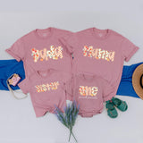 Personalized One Sweet Peach 1st Birthday Shirt for Baby Girl Peach Party Outfit Family Matching Tees Soft Cotton Retro Design Gift