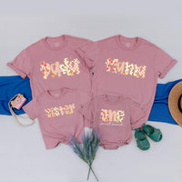 Personalized One Sweet Peach 1st Birthday Shirt for Baby Girl Peach Party Outfit Family Matching Tees Soft Cotton Retro Design Gift