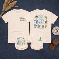 Personalized Party Animal Safari Family Shirts, Jungle Birthday Outfit for Baby, Toddler, and Parents, Wild One Celebration Gift