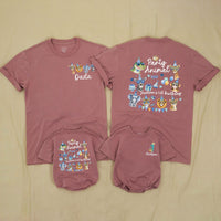 Personalized Party Animal Safari Family Shirts, Jungle Birthday Outfit for Baby, Toddler, and Parents, Wild One Celebration Gift