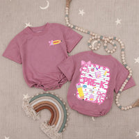 Personalized Pre-K Girls Shirt with Pink Bow Custom Name Emma Back to School Tee Cute Yellow Pencil Notebook Design Toddler Gift