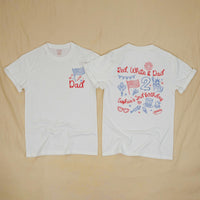 Personalized Red White and Two 2nd Birthday Shirt for Girls with Patriotic Theme Custom Name Outfit for 4th of July Party Celebration