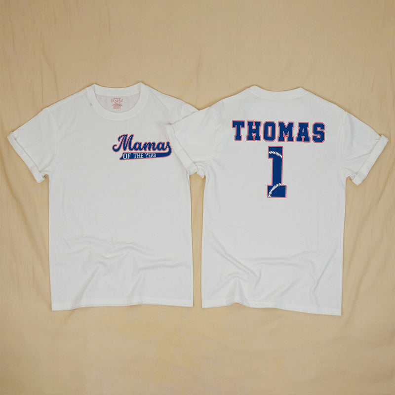 Personalized Rookie of the Year Baseball Romper & Matching Family Shirts, Custom Baby Outfit & Parent Tees for 1st Birthday Celebrations