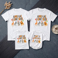 Personalized Safari First Birthday Matching Family Shirts, Jungle Animal Theme Party Outfits for Baby, Toddler, Mom, Dad, Soft Cotton Tees