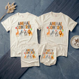 Personalized Safari First Birthday Matching Family Shirts, Jungle Animal Theme Party Outfits for Baby, Toddler, Mom, Dad, Soft Cotton Tees