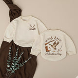 Personalized Southern Boy Romper with Hunting and Fishing Design, Custom Baby Outfit for Boys, Rustic Outdoorsy Gift, Soft and Comfortable