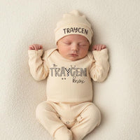 Personalized TRAYCEN Camo Baby Bodysuit and Hat Set Duck Hunting Outfit Rustic Toddler Clothes Custom Name Outdoor Baby Shower Gift