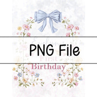 Personalized Wildflower First Birthday Banner with Floral Arch and Blue Bow, Custom Silk Party Backdrop for Baby Girl Celebration Decor