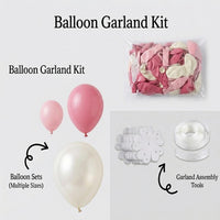 Pink Halloween Baby Shower Decor Kit with Little Boo Girl Banner and Balloon Favor Set for Cute Pastel Ghost Theme Celebration