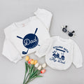 Rolling With My Dad Baby Romper and Golf Ball Dad Shirt, Matching Father Son Outfits for Father's Day or Family Photos