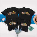 Safari Birthday Matching Family Shirts Custom Jungle Animal Print Wild Mama Dada Brother Toddler Boy Girl Party Outfit Soft Cotton