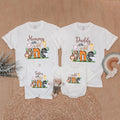 Safari Family Birthday Shirts Personalized Cute Animal Design Matching Outfits Mommy Daddy Brother of the Wild First Birthday Gift