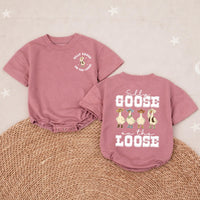 Silly Goose on the Loose Western Baby Romper Cute Cowboy Outfit for Toddlers, Southern-Inspired Gift for Baby Showers or Everyday Wear