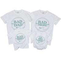 Surf 1st Birthday Shirt The Big One Rad Mom Dad Matching Family Outfits Vintage Teal Palm Tree Design Comfortable Cotton Toddler Gift