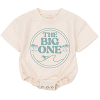 Surf 1st Birthday Shirt The Big One Rad Mom Dad Matching Family Outfits Vintage Teal Palm Tree Design Comfortable Cotton Toddler Gift