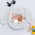 Tis the Season Baby Romper Retro Fall Design Halloween Ghost Pumpkin Daisy Soft Cotton Infant Bodysuit for Holiday Celebrations