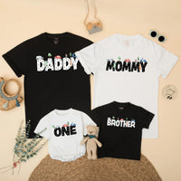 Transportation Birthday Family Matching Shirts for Mom Dad and Kids Custom Party Outfit Personalized Gift for Birthday Boy Celebration