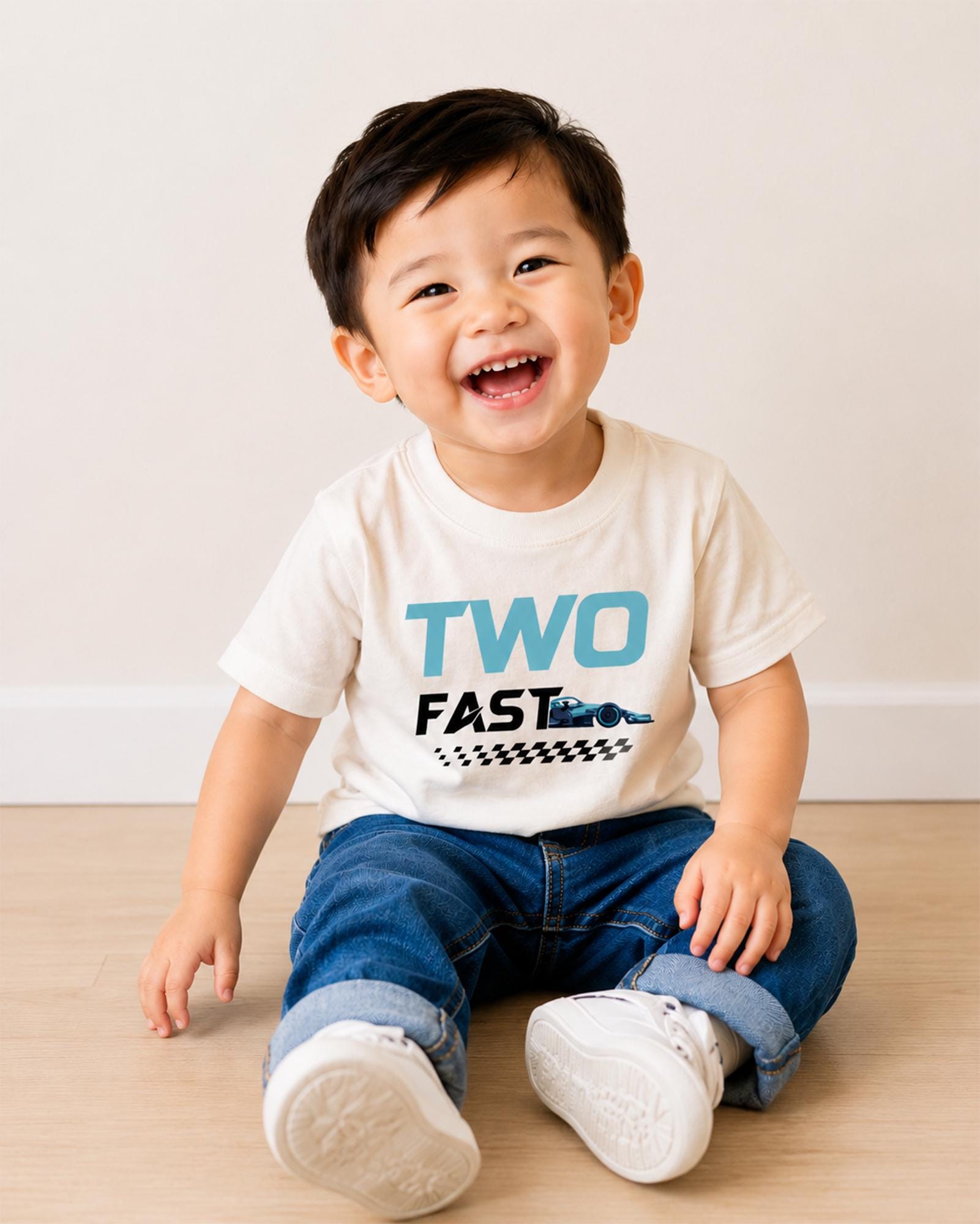 Two Fast 2nd Birthday Shirt and Banner with Race Car Theme, Personalized Toddler Party Outfit, Cake Smash Backdrop for Boys, Custom Decor