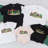 Uno Fiesta Birthday Shirt Matching Family Outfits Vibrant Mexican Design with Sombreros Cacti Maracas Personalized Baby Bodysuit