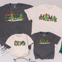 Uno Fiesta Birthday Shirt Matching Family Outfits Vibrant Mexican Design with Sombreros Cacti Maracas Personalized Baby Bodysuit
