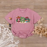 Uno Fiesta Birthday Shirt Matching Family Outfits Vibrant Mexican Design with Sombreros Cacti Maracas Personalized Baby Bodysuit