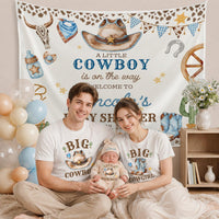 Western Family Matching Shirts Big Cowboy Little Cowboy Baby Outfit Big Cowgirl Tees Soft Cotton First Rodeo or Coming Home Gift