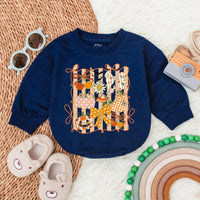 Whimsical Autumn Pumpkin Floral Romper Baby Girl Thanksgiving Outfit Toddler's Festive Fall Clothes Halloween Gift Vibrant Colors