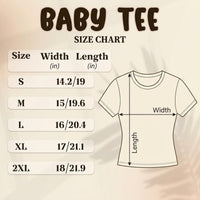 Women's White Baby Tee with Red Sequin Star Graphic, Soft Cotton Fitted Summer T-Shirt, Retro Y2K Style for Casual Wear or Gifting