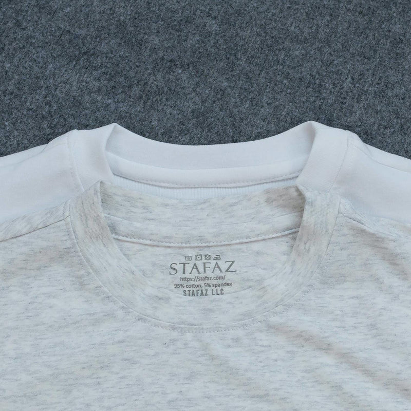 Women's White Baby Tee with Red Sequin Star Graphic, Soft Cotton Fitted Summer T-Shirt, Retro Y2K Style for Casual Wear or Gifting