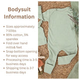 Worth the Wait Baby Bodysuit with Rainbow Design Personalized Newborn Outfit Gift Set Custom Coming Home Clothes Baby Shower Present