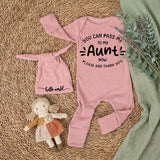 You Can Pass Me to My Aunt Baby Bodysuit Gender Neutral Outfit Minimalist Design Infant Coming Home Gift for Newborns Soft Cotton Clothing