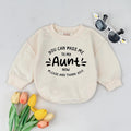 You Can Pass Me to My Aunt Baby Romper Funny Newborn Outfit Customizable New Baby Gift Soft Cotton Clothes Perfect for New Aunt Gift