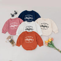 You Can Pass Me to My Aunt Baby Romper Funny Newborn Outfit Customizable New Baby Gift Soft Cotton Clothes Perfect for New Aunt Gift